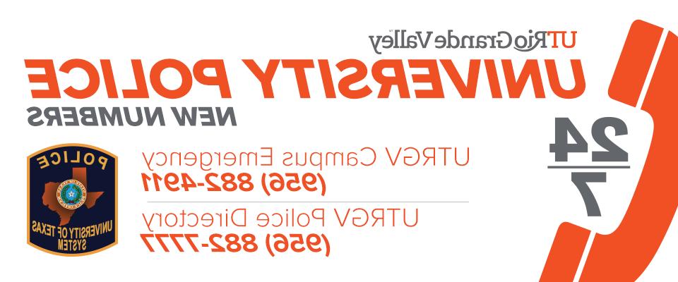 大学警察新电话号码. 金沙中国校园紧急情况：956-882-4911. 金沙中国警察名录956-882-7777